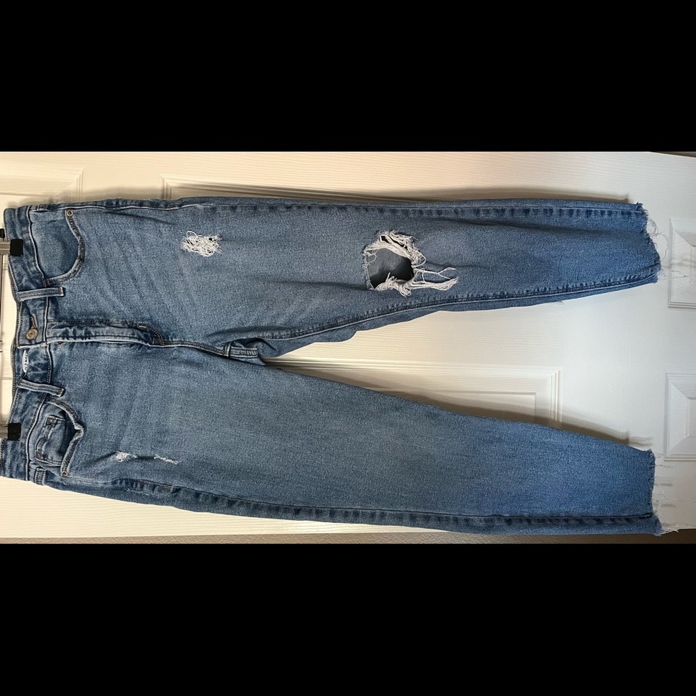 Old navy super skinny high rise blue jeans